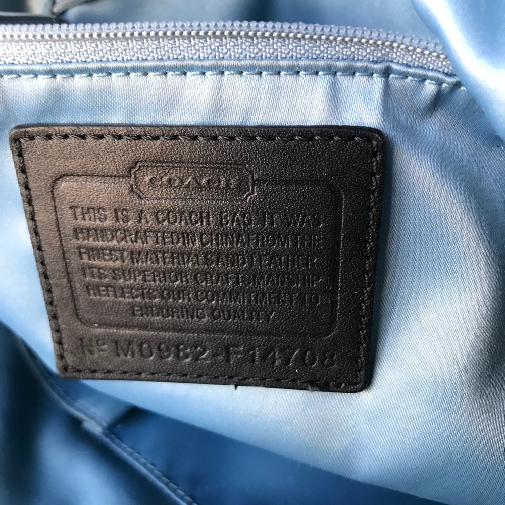 Coach Zoe Canvas Shoulder Bag - Picture 5 of 9